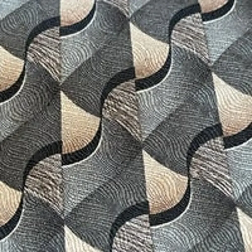 J FERRAR MENS TIE BLACK GRAY BROWN  4 X 59
